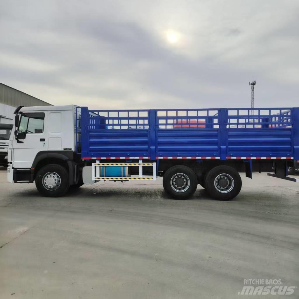 Howo 375 Pritschenwagen/Pritschenwagen mit Seitenklappe