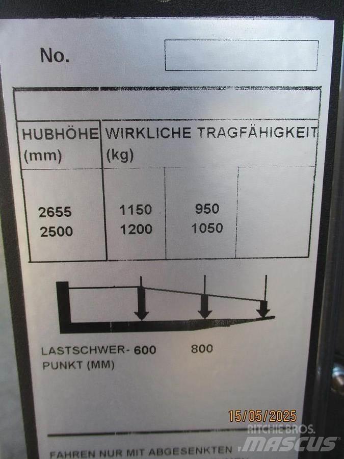 BT SWE 120 Deichselstapler