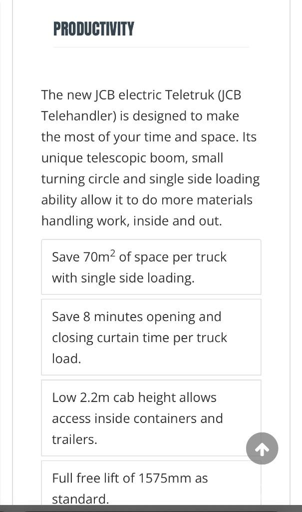 JCB 30-19 E Elektrostapler