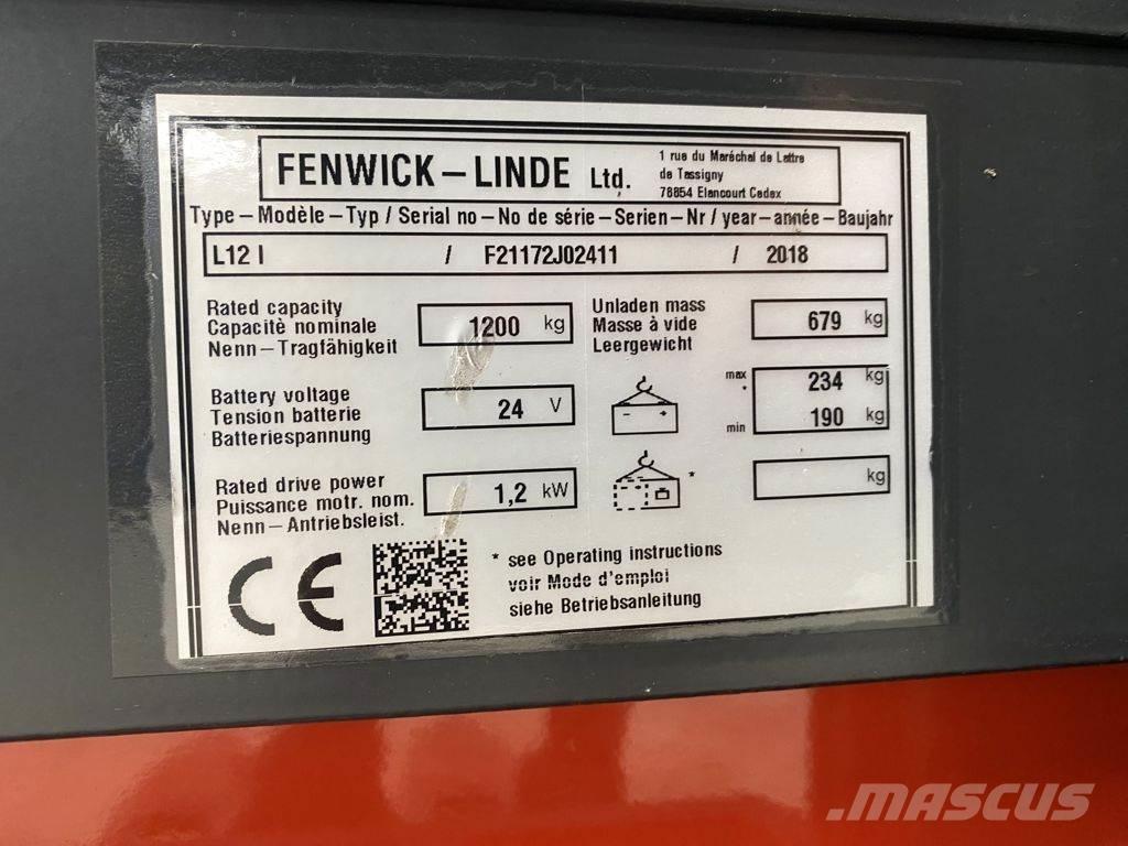 Linde L12 I Deichselstapler