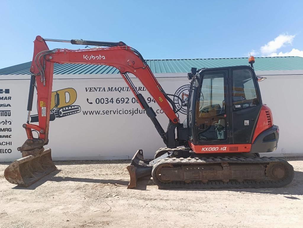 Kubota KX080-4a Forstbagger