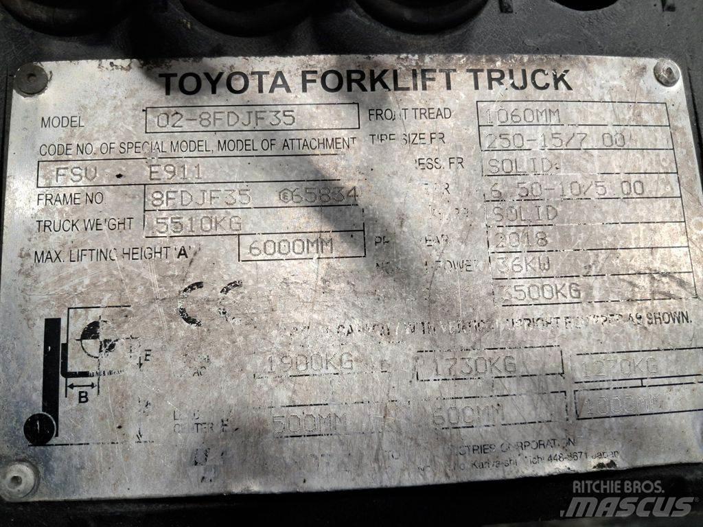Toyota 02-8FDJF35 Dieselstapler