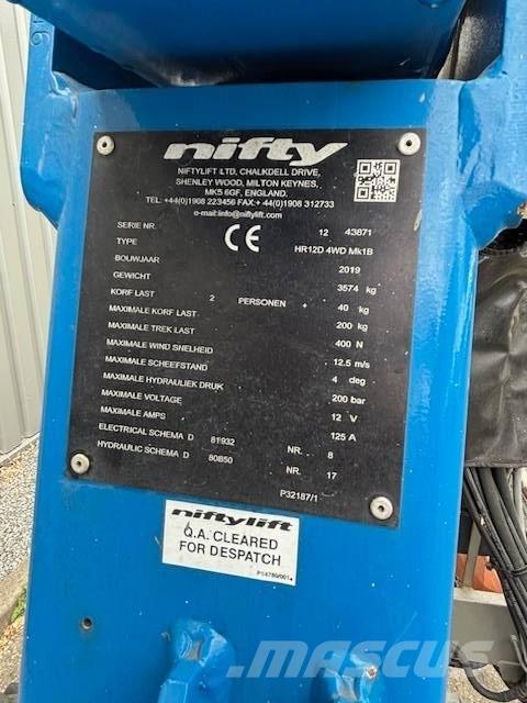 Niftylift HR12 D Gelenkteleskoparbeitsbühnen