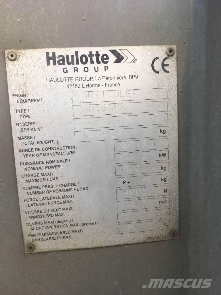 Haulotte HA 16 SPX Gelenkteleskoparbeitsbühnen