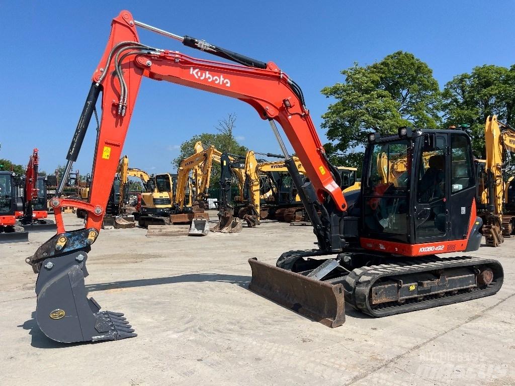 Kubota KX 080-4 Midibagger  7t - 12t