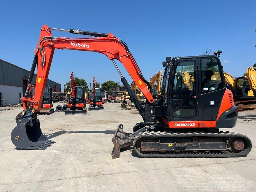 Kubota KX 080-4 Midibagger  7t - 12t