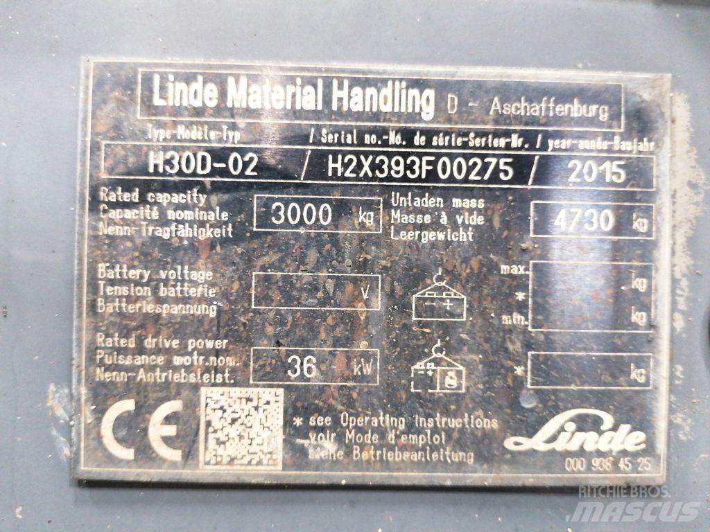 Linde H30D-02 Dieselstapler