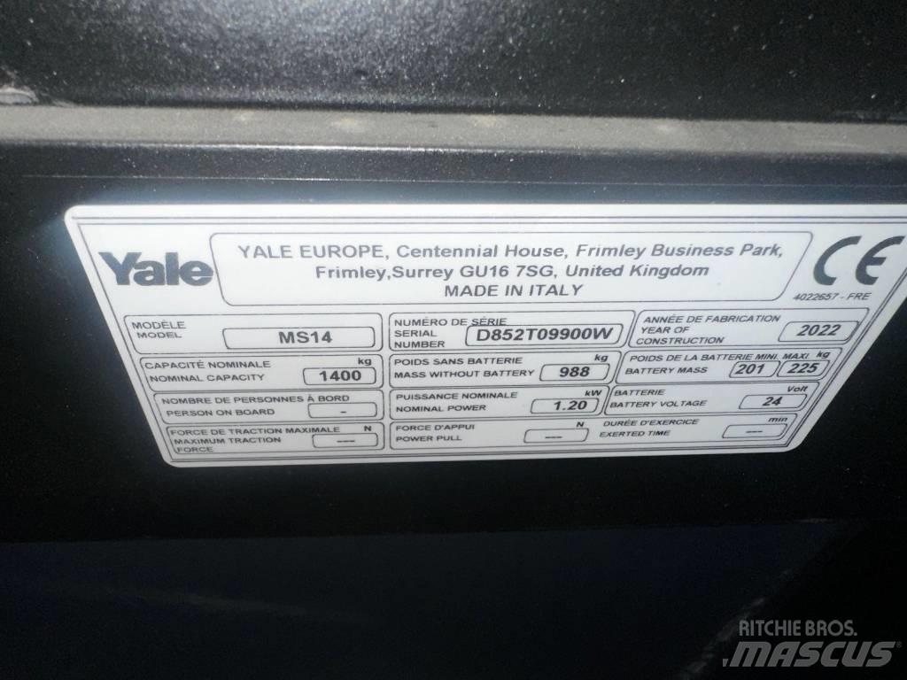 Yale MS 14 AC Deichselstapler