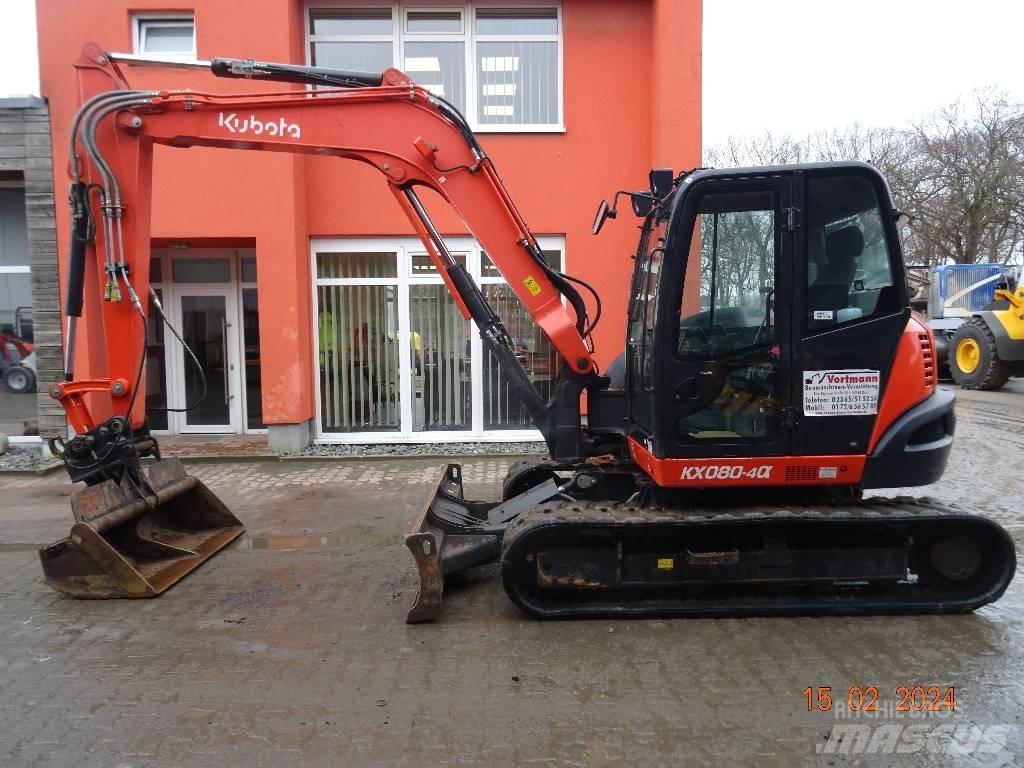 Kubota KX 080-4 Midibagger  7t - 12t