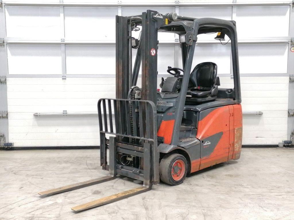 Linde E16H-02 Elektrostapler