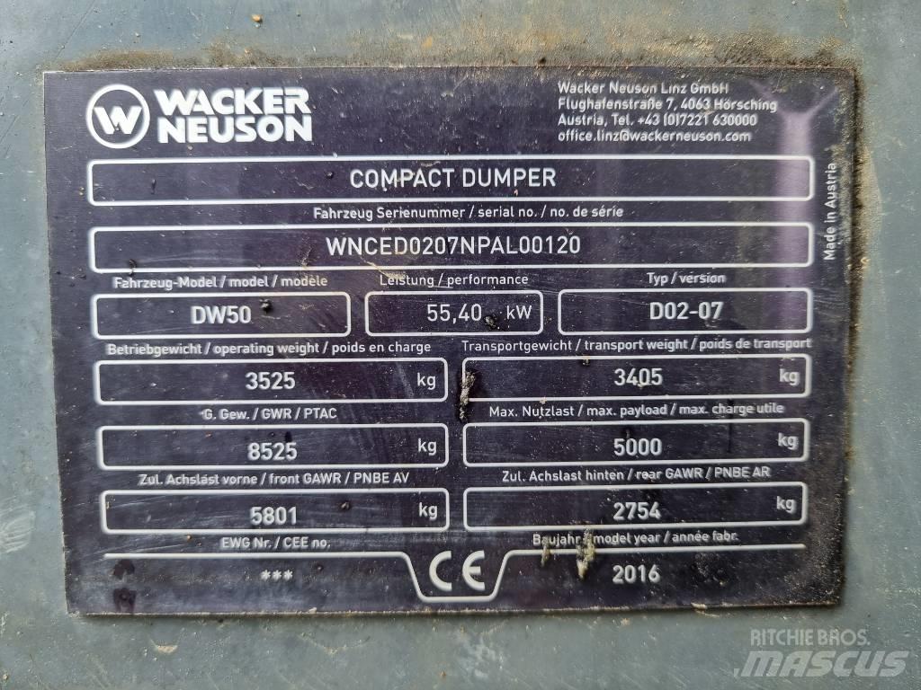 Wacker Neuson DW 50 Minidumper