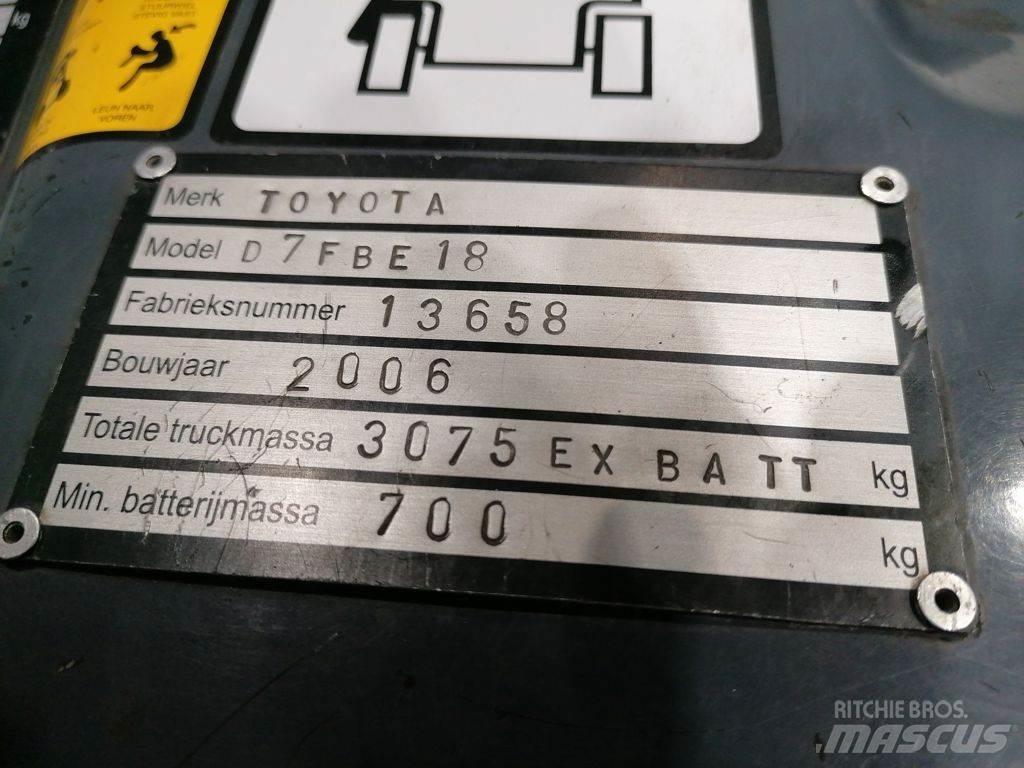 Toyota 7FBEF18 Elektrostapler