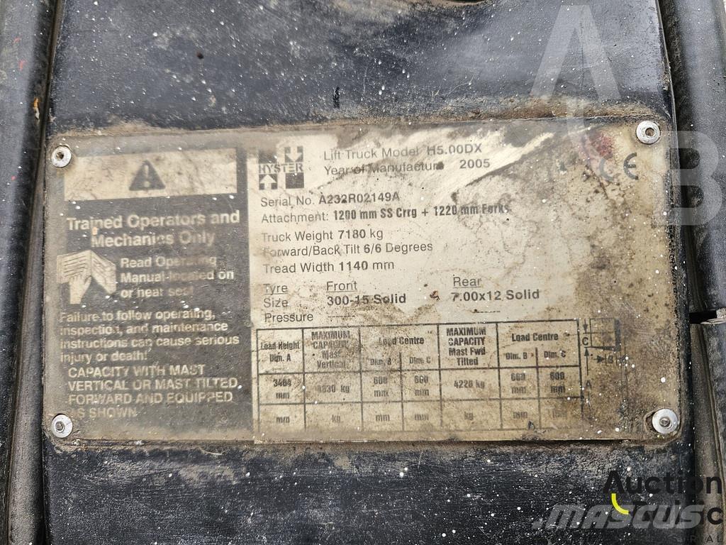 Hyster H5.00DX Dieselstapler