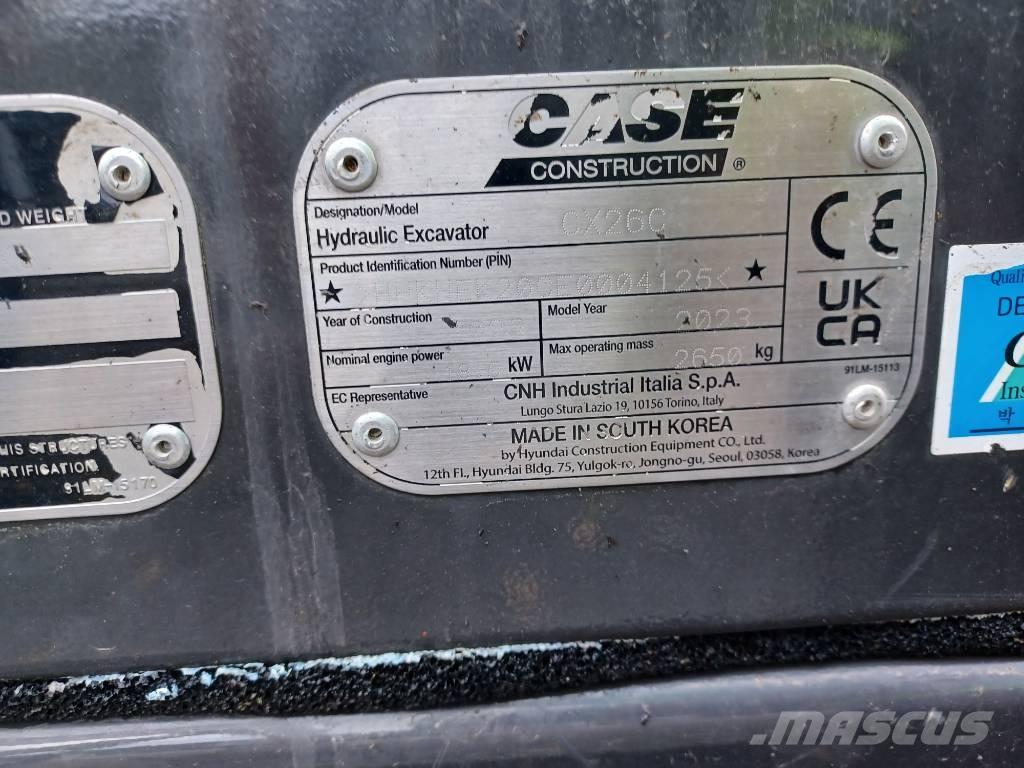 CASE CX 26 C Minibagger < 7t