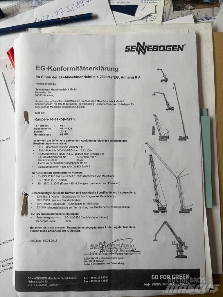 Sennebogen 613 R Raupenkrane