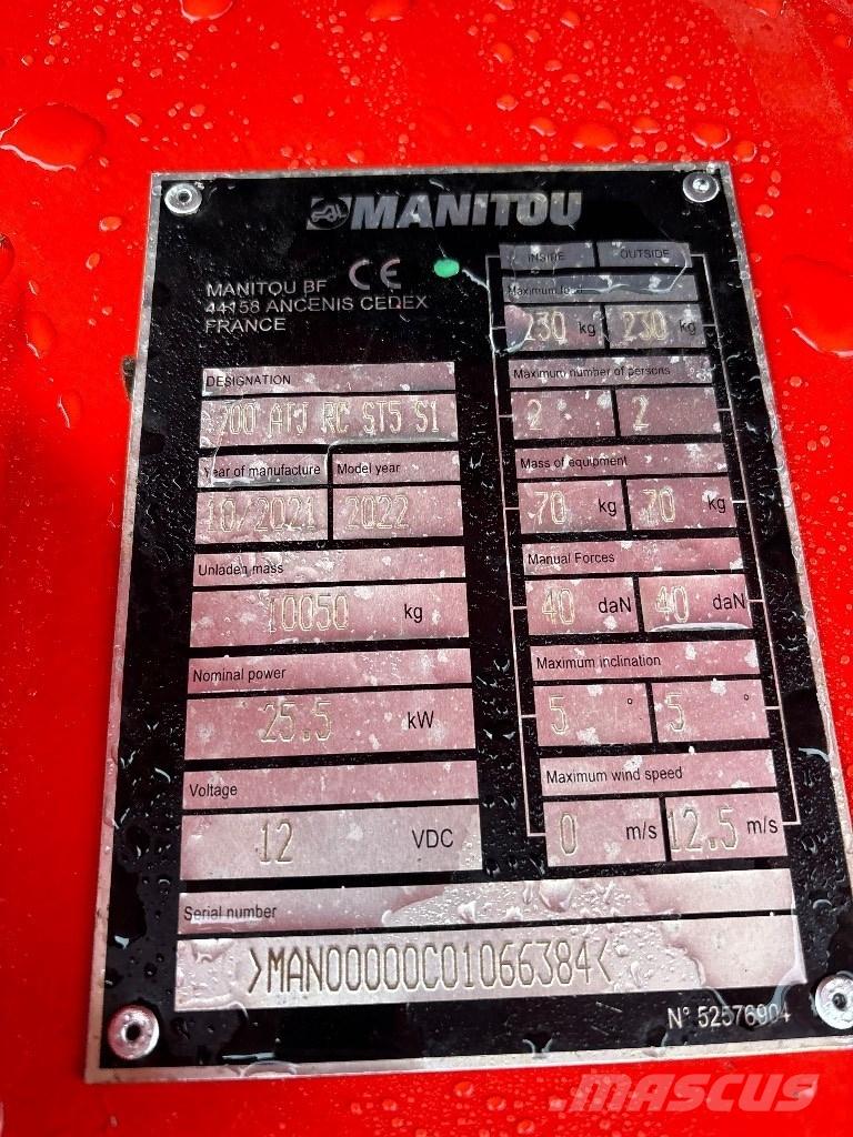 Manitou 200 ATJ RC Gelenkteleskoparbeitsbühnen