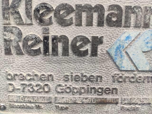 Kleemann SHB 12-90 Mühlen und Mahlgeräte