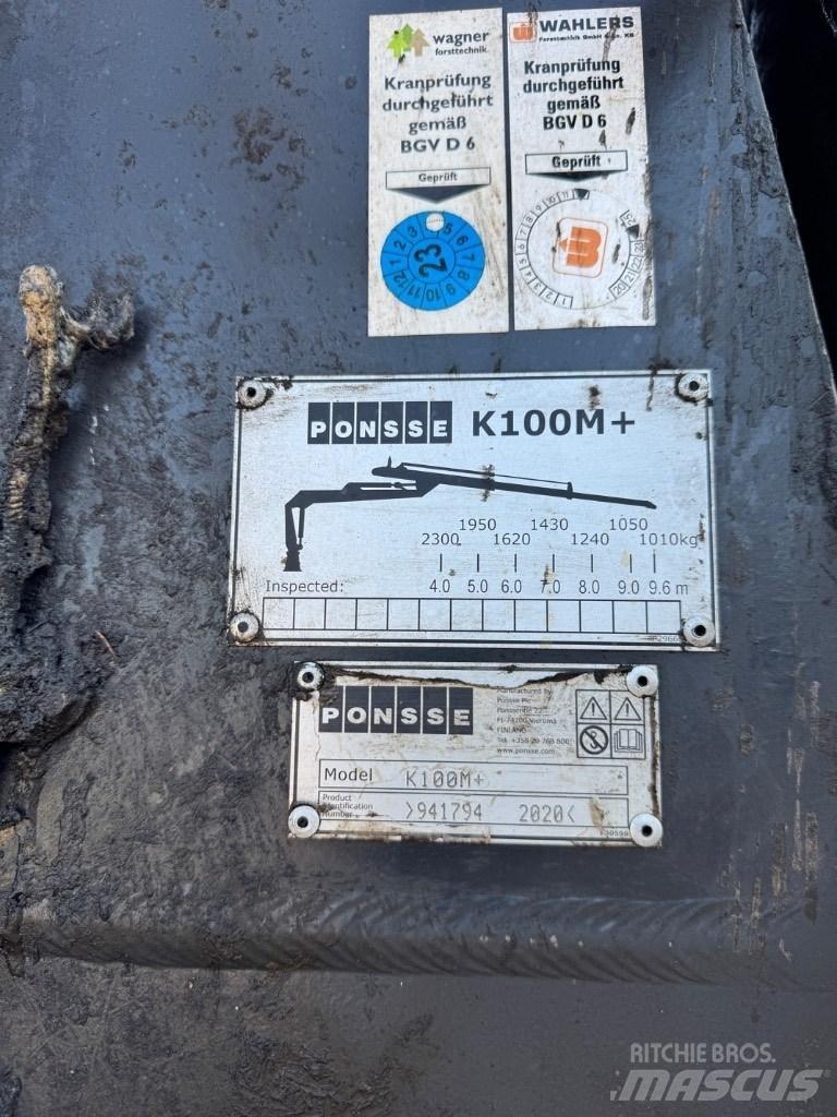 Ponsse Kran  K 100 M+ Forwarder