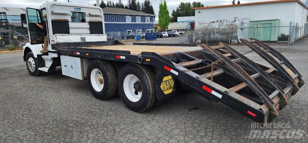 Kenworth T800 Pritschenwagen/Pritschenwagen mit Seitenklappe