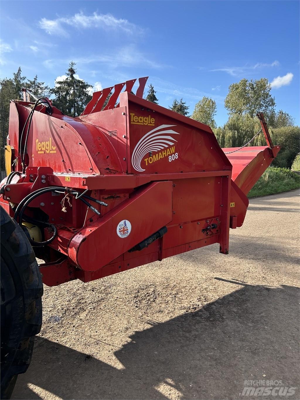 TEAGLE TOMAHAWK 808S Ballenschredder, -schneider und -wickler