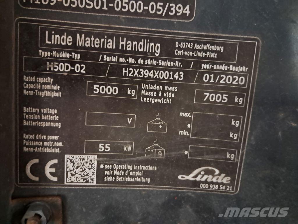 Linde H50D-02 Dieselstapler