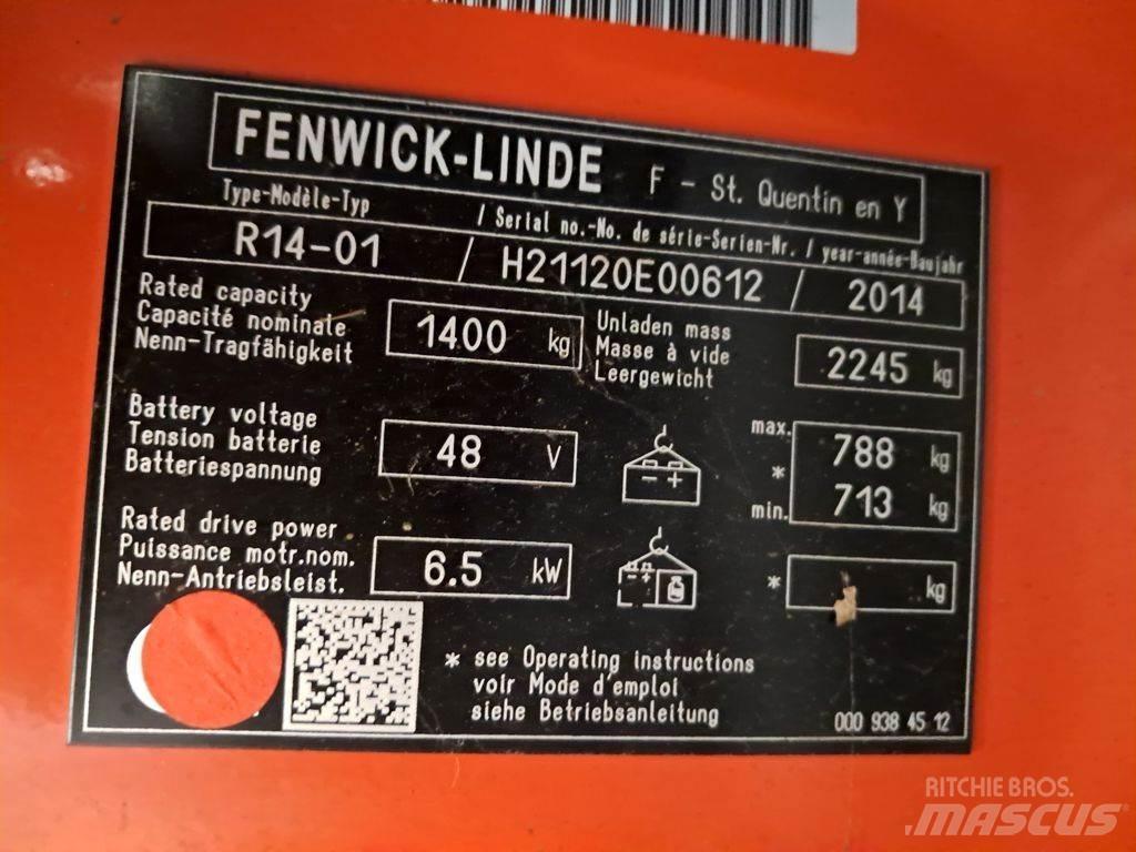 Linde R14-01 Schubmaststapler