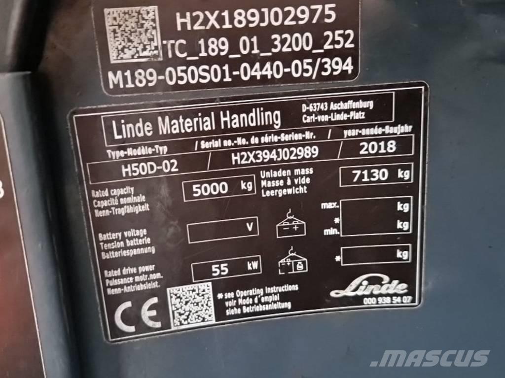 Linde H50D-02 Dieselstapler