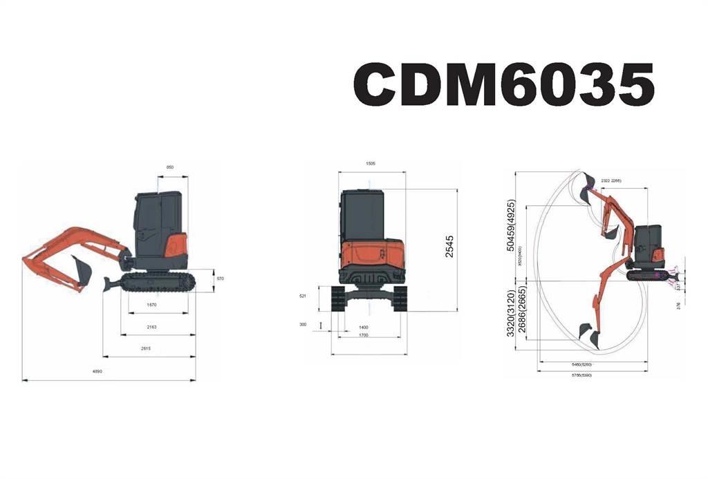 Lonking CDM6035 Minibagger < 7t