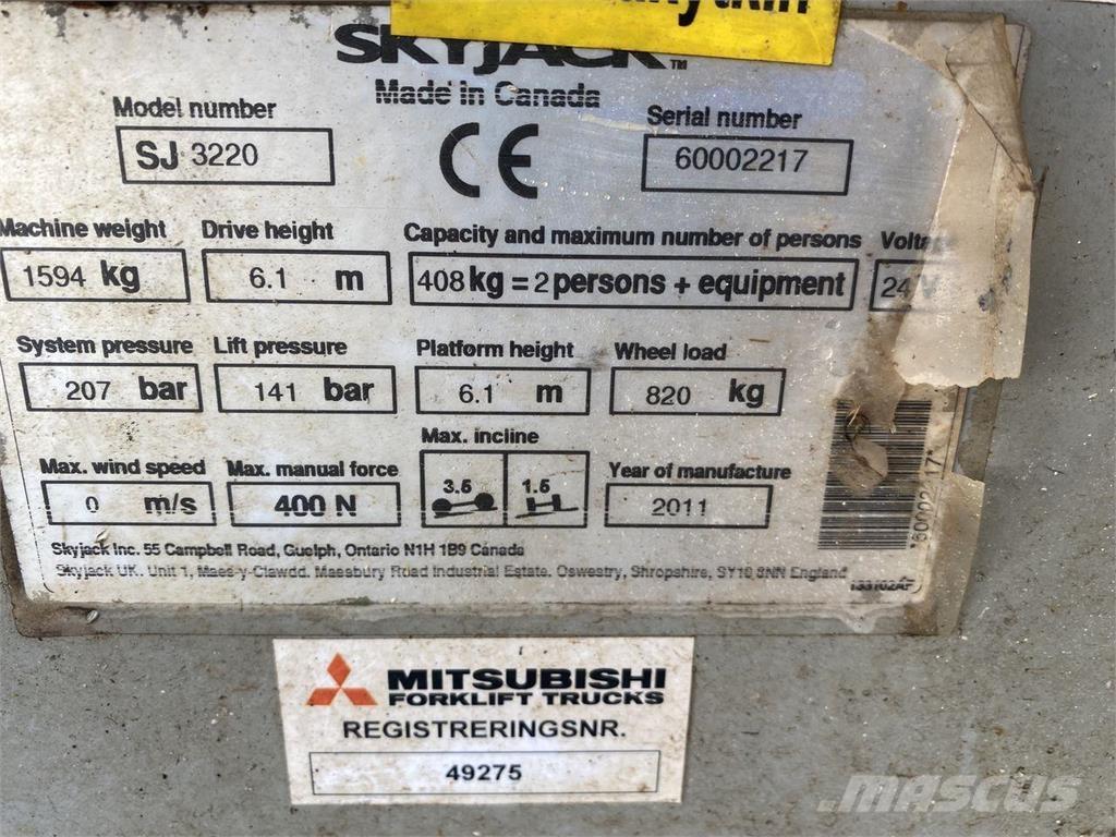 SkyJack SJ3219 Scheren-Arbeitsbühnen