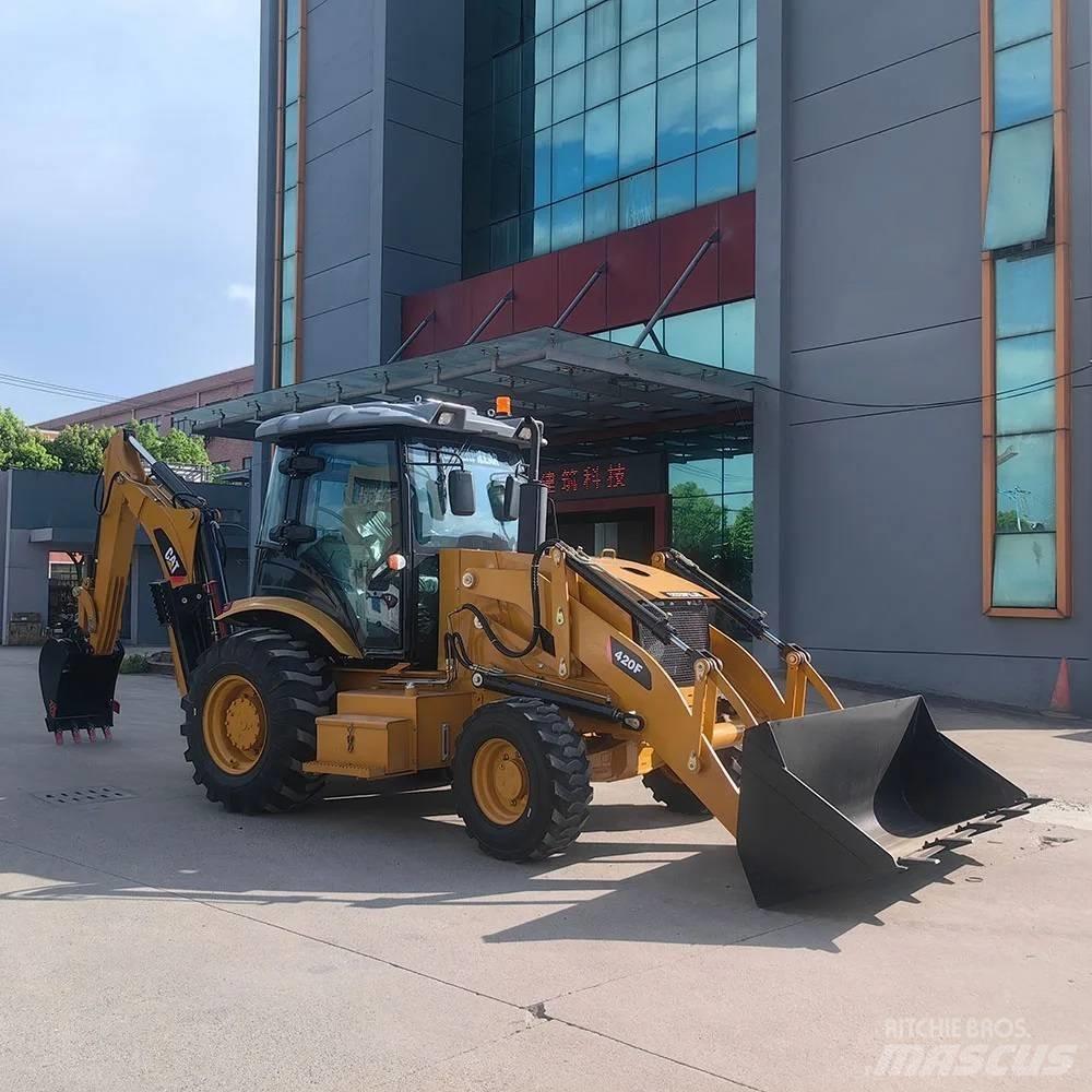 CAT 420F Baggerlader