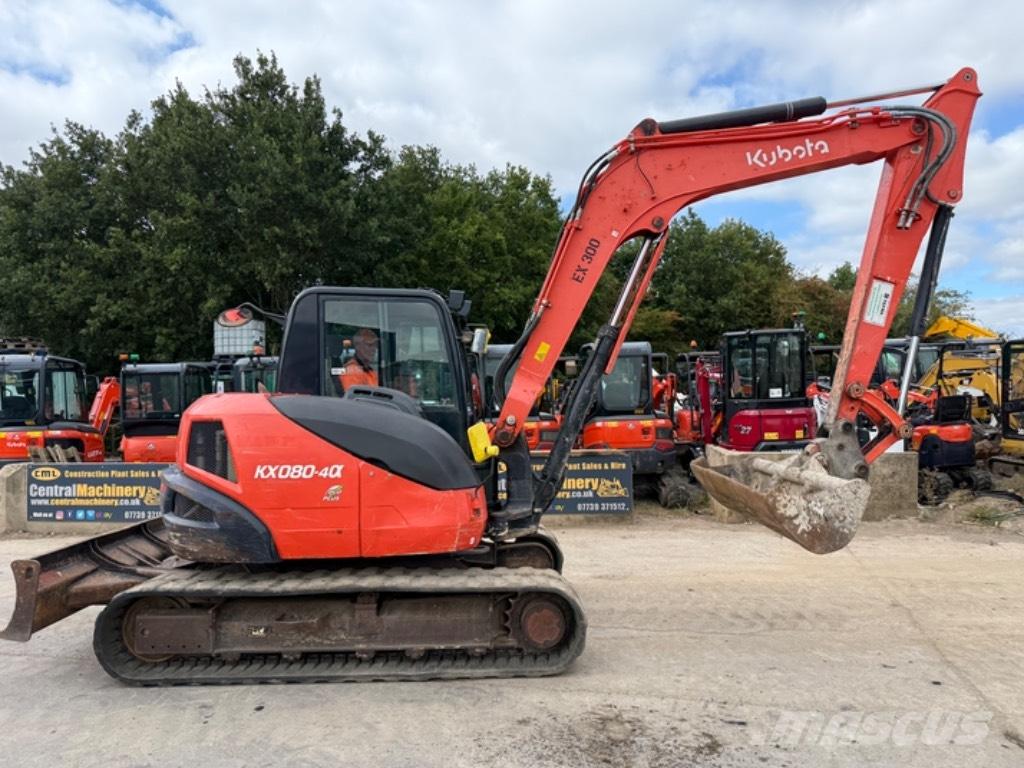 Kubota KX 080-4 Midibagger  7t - 12t