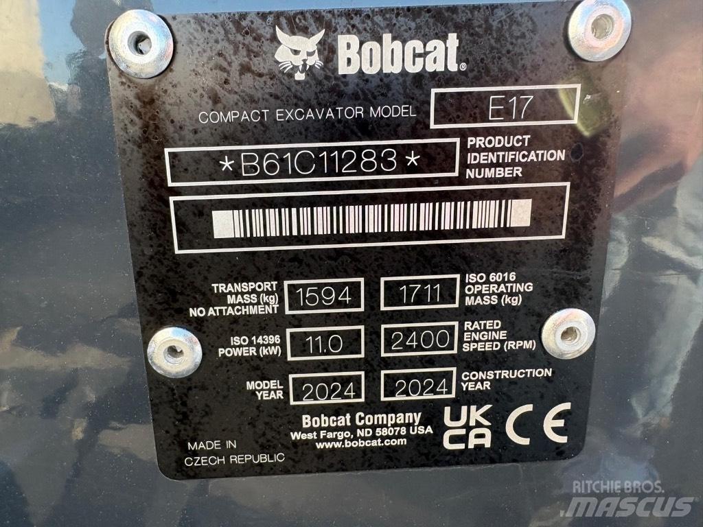 Bobcat E 17 Minibagger < 7t