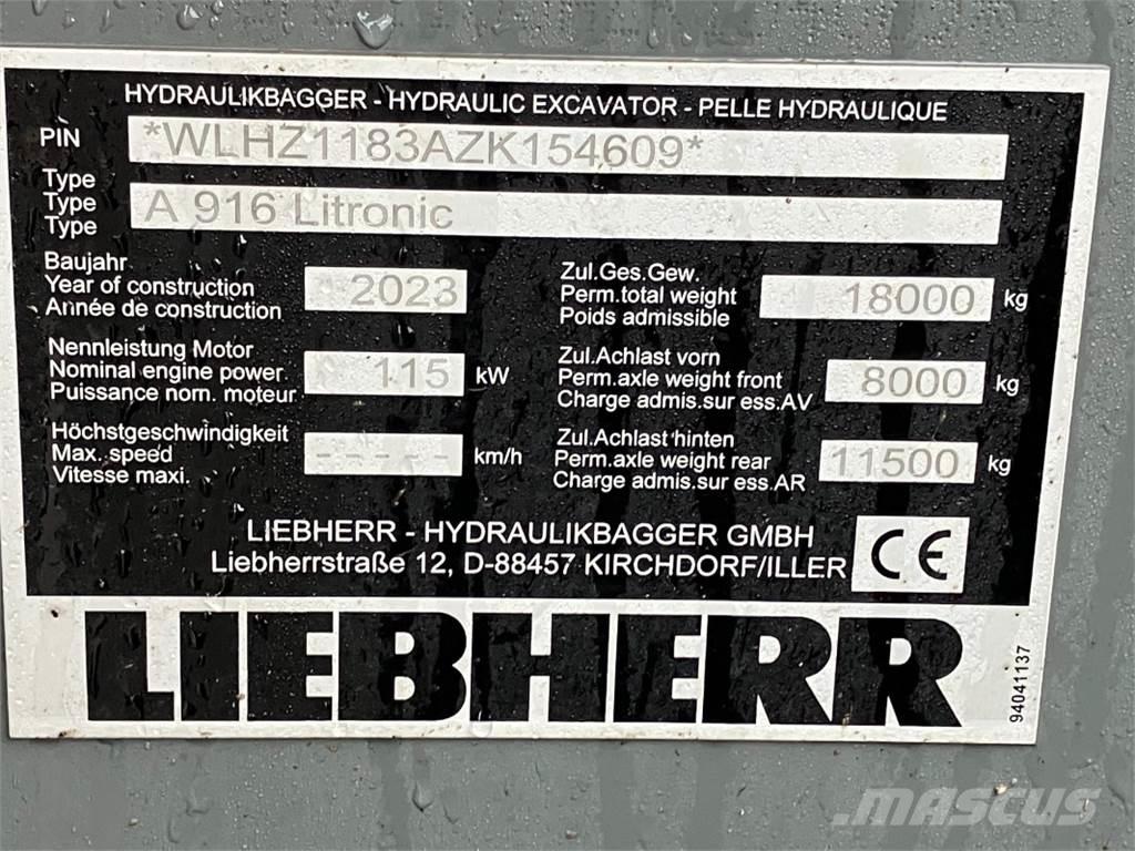 Liebherr A916 Mobilbagger