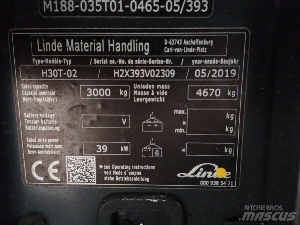 Linde H30T-02 Gasstapler