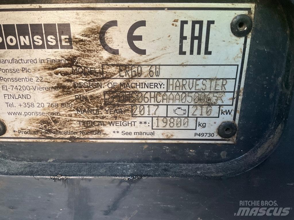 Ponsse ERGO 6W Harvester