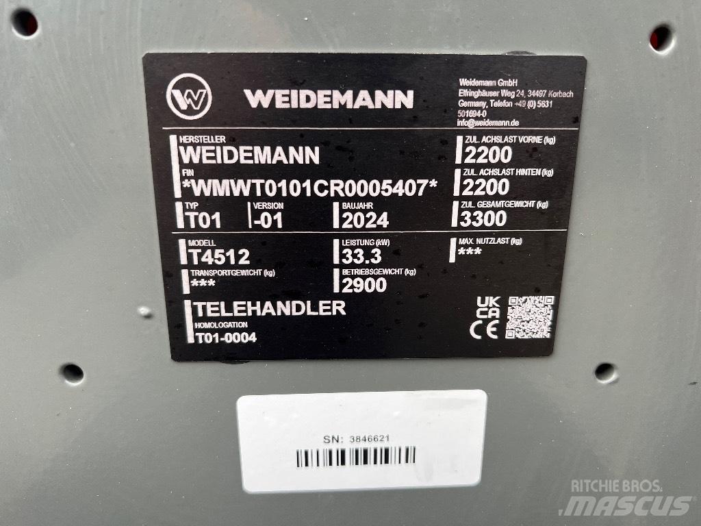 Weidemann 4512 Teleskoplader für Landwirtschaft
