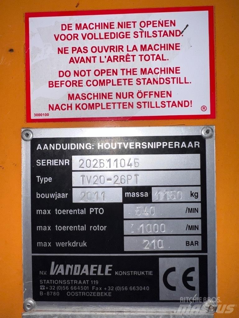 Vandaele TV20-26 Holzhäcksler
