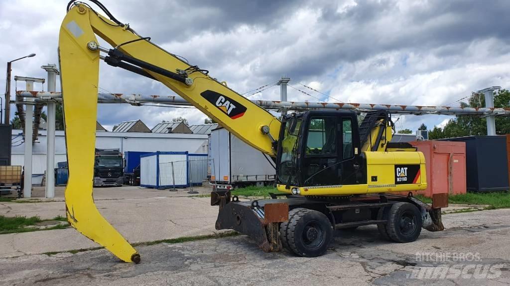 CAT M 318 D MH Materialumschlag