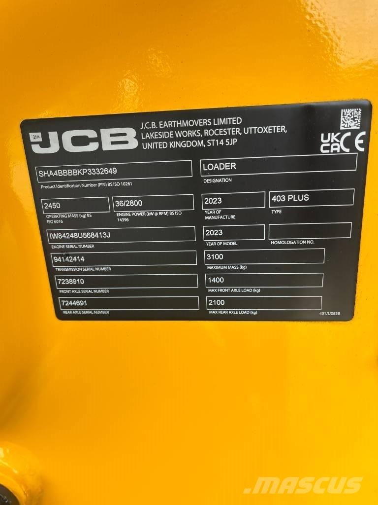 JCB 403 Agri Plus Kompaktlader