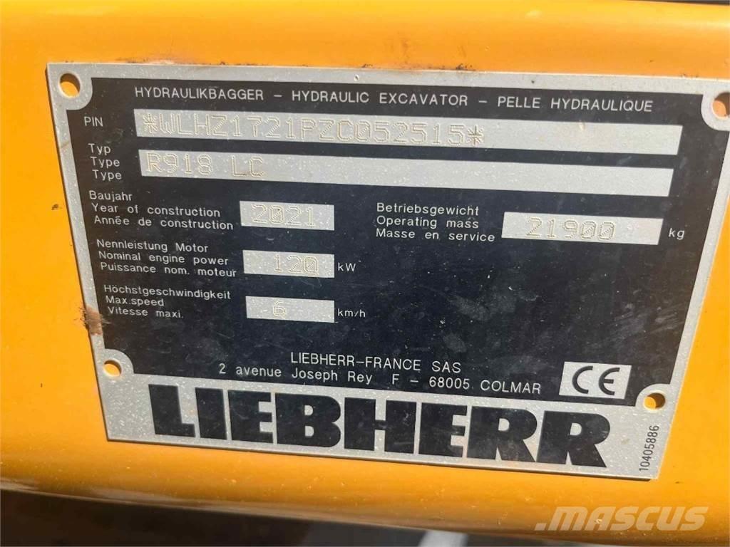 Liebherr R918 Raupenbagger