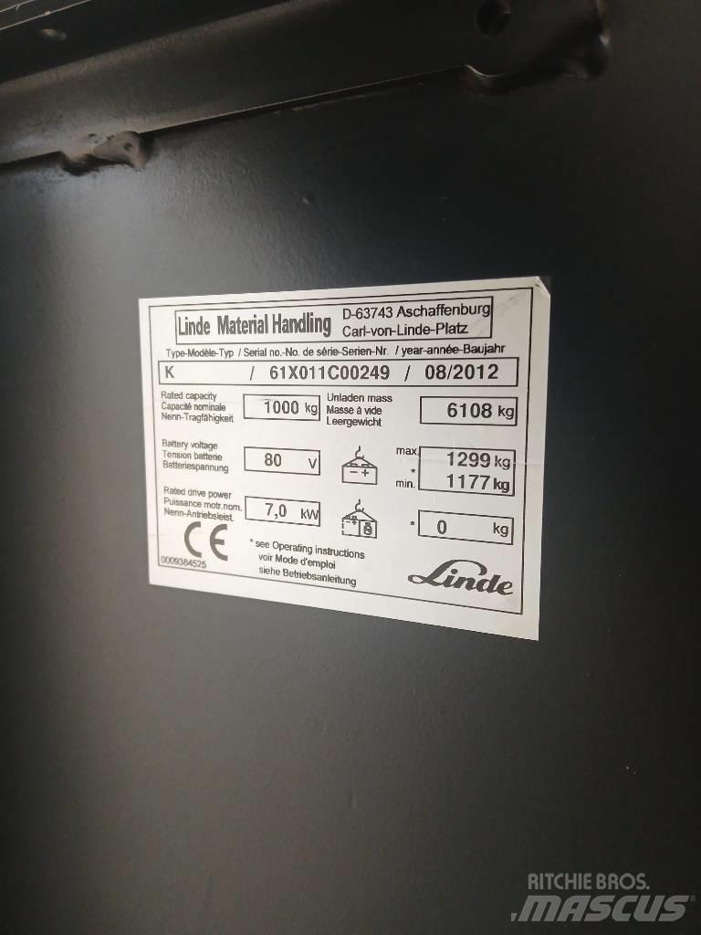 Linde K 10 Hochhub-Kommissionierer