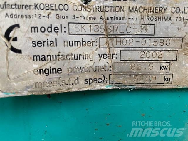 Kobelco SK 135 SR LC Raupenbagger