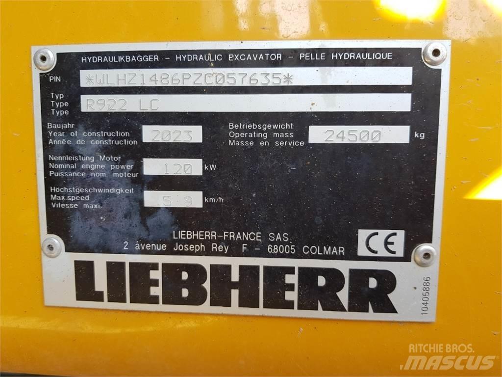 Liebherr R922 Raupenbagger