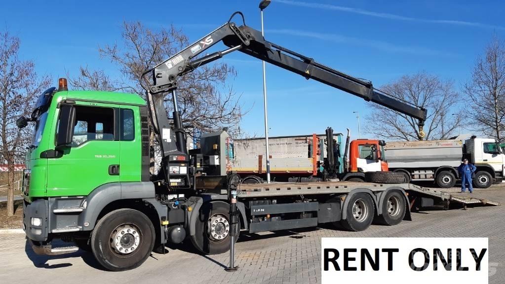 MAN TGS 35.360  rent Pritschenwagen mit Seilwinde