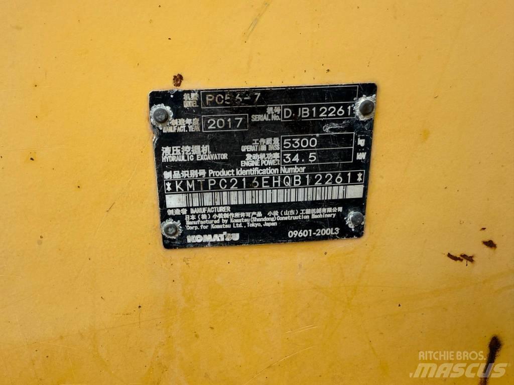 Komatsu PC 56-7 Minibagger < 7t