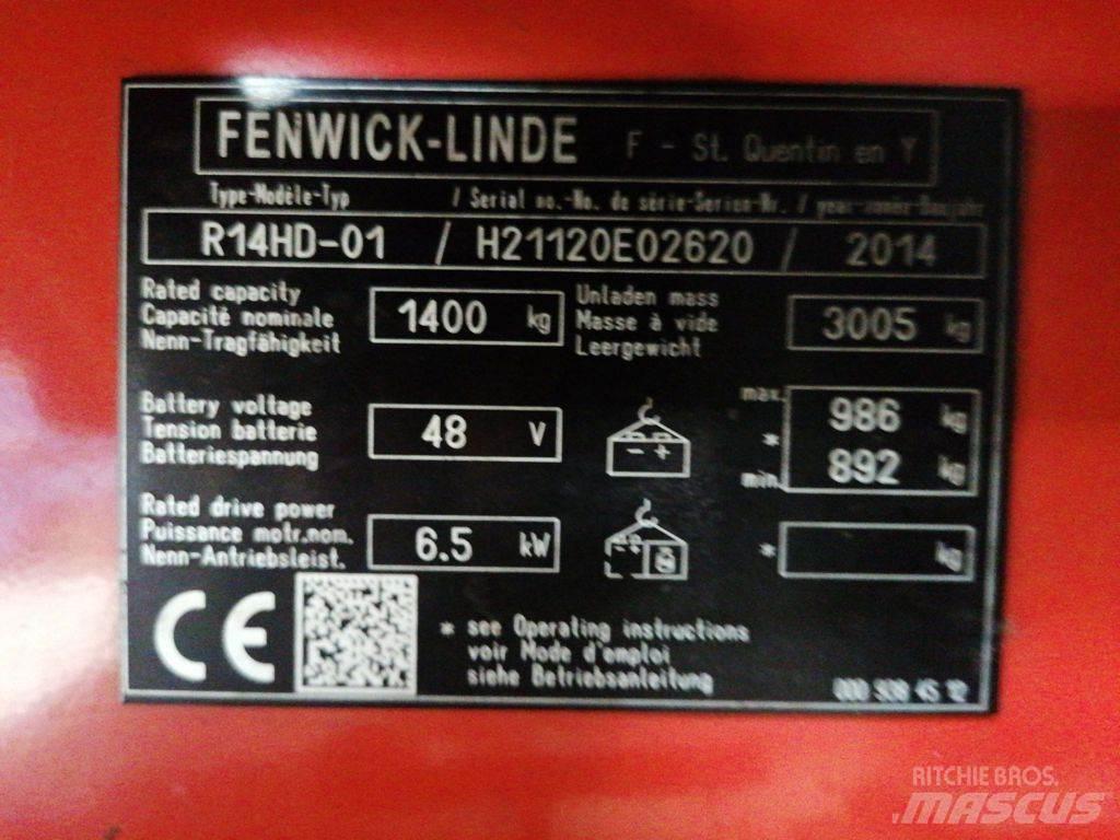 Linde R14HD-01 Schubmaststapler