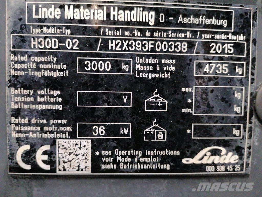 Linde H30D-02 Dieselstapler