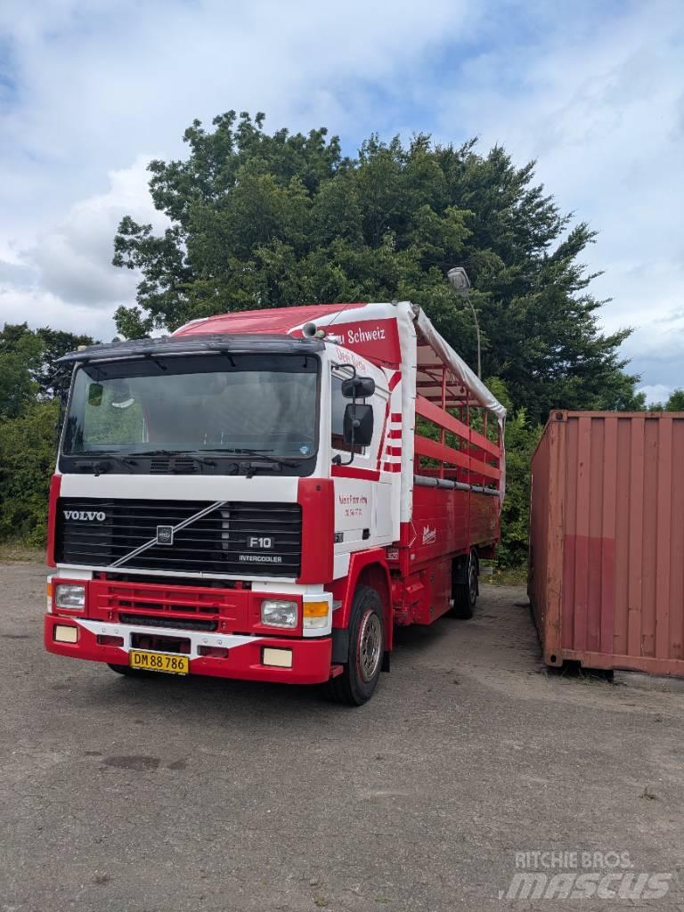 Volvo F 10 Pritschenwagen/Pritschenwagen mit Seitenklappe