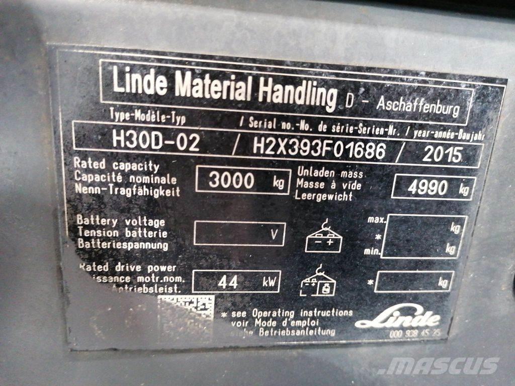 Linde H30D-02 Dieselstapler