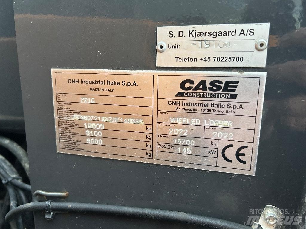 CASE 721G Radlader